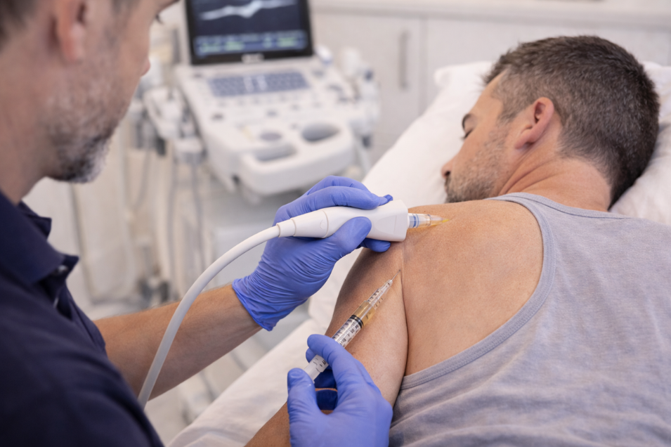 Regenerative treatment supporting connective tissue healing